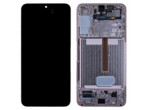 Дисплей для Samsung Galaxy S22+ (S906B) модуль с рамкой Розовый - OR (SP)