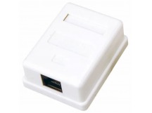 Розетка компьютерная внешняя 1гнездо RJ-45 8P8C  Cat 5e "Rexant"