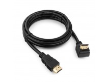 Шнур шт.HDMI - шт.HDMI угловой v1.4, 1,8м, черный, пакет "Cablexpert"