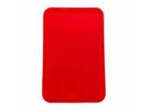 Держатель (карман) для карт (на скотче) Красный