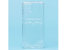 Чехол-накладка - SC278 с картхолдером для "Samsung Galaxy A22 4G/Galaxy M22" (transparent) (205978)