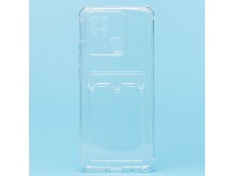 Чехол-накладка - SC278 с картхолдером для "Xiaomi Redmi 10C" (transparent) (206002)