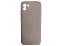                                     Чехол силиконовый Samsung A03 Silicone Cover бежевый