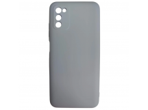                                     Чехол силиконовый Samsung A03s Silicone Cover голубой