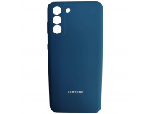                                         Чехол силиконовый Samsung S21 Plus Silicone Cover синий