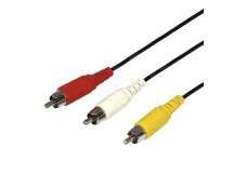 Шнур 3RCAшт. - шт.3RCA 1,5м "Rexant"