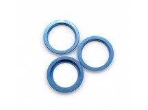 Рамка (кольцо) задней камеры iPhone 12 Pro (3шт. комплект) Синий