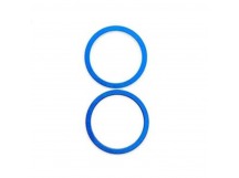 Рамка (кольцо) задней камеры iPhone 12/12 Mini (2шт. комплект) Синий