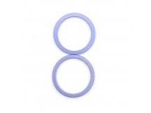 Рамка (кольцо) задней камеры iPhone 12/12 Mini (2шт. комплект) Фиолетовый