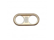 Рамка (кольцо) задней камеры iPhone 8 Plus (1шт.) Золото