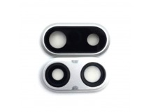 Стекло камеры с рамкой iPhone 8 Plus Белый