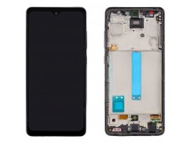 Дисплей для Samsung A525F/A526B/A528B Galaxy A52/A52/A52s 6,43" в рамке + тачскрин (черный) (OLED)
