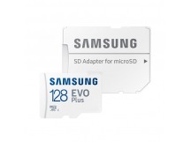 Флеш карта microSDXC 128Gb Class10 Samsung MB-MC128KA/RU EVO PLUS + adapter, шт