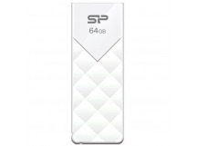 Флеш Диск Silicon Power 64Gb Ultima U03 SP064GBUF2U03V1W USB2.0 белый, шт