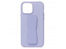 Чехол-накладка - PC058 для Apple iPhone 12/iPhone 12 Pro с подставкой и магнитом (light violet)