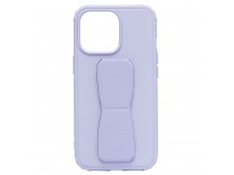 Чехол-накладка - PC058 для Apple iPhone 13 Pro с подставкой и магнитом (light violet)
