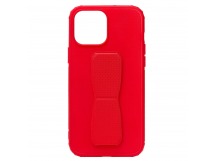 Чехол-накладка - PC058 для Apple iPhone 12/iPhone 12 Pro с подставкой и магнитом (red)