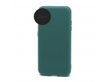                                        Чехол силиконовый Samsung S21 Plus Silicone Cover темно-зеленый