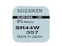Элемент питания 357 (SR44W, A76, SR1154SW) G13 Silver Oxide "Seizaiken" BL-1