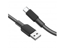 Кабель USB - Type-C HOCO X69 1.0m 3.0A (чёрно-белый), шт