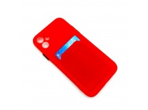 Чехол iPhone 11 с Карманом для карты Красный