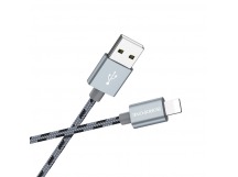 Кабель USB - Lightning Borofone BX24 1.0m 2.4A (серый), шт