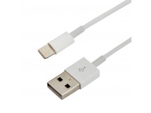 USB кабель шт.USB (A) - шт.Lightning с оригинальным чипом MFI, белый 1м "Rexant"