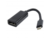 Переходник Cablexpert универсальный, USB Type-C-DisplayPort, черный, шт