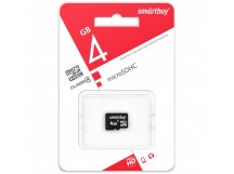 Карта памяти MicroSD SmartBuy 4Gb, шт