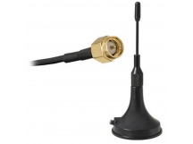 Антенна GSM внешняя, 3,5db RG174 2,5м SMA-M, RANT GSM-03-SMA-STRAIGHT-2500, чёрная