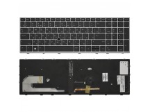 Клавиатура HP zBook 15u G5 серебро с рамкой (оригинал) OV