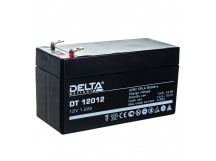 Аккумулятор свинцово-кислотный 12V,  1,2 Ah DT12012 "Delta"