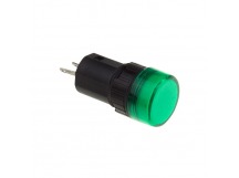 Индикатор LED D=16мм 220V, зеленый "Rexant"