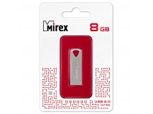 USB 2.0 Flash накопитель  8GB Mirex Intro, серебряный