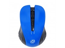 Мышь Оклик 545MW черный/синий оптическая (1600dpi) беспроводная USB для ноутбука (4but) [05.06], шт