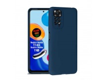 Чехол на Xiaomi Redmi Note 11 / Note 11S Silicone Case (синий)