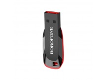 USB 2.0 Flash накопитель 128GB BUD2 Generous, чёрный "Borofone"