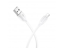 Кабель USB -Apple Lightning Borofone BX19 Белый