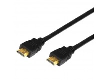 Шнур шт.HDMI - шт.HDMI v1.4  3,0м Gold с ферритовыми фильтрами "Rexant"