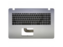 Клавиатура Asus VivoBook 17 X705UB серо-синяя топ-панель без подсветки