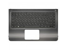 Клавиатура HP Pavilion x360 13-u (RU) черная топ-панель