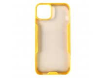 Чехол-накладка BUBBLE SILICONE для Iphone 13 (Yellow)