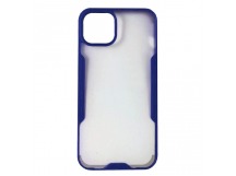 Чехол-накладка BUBBLE SILICONE для Iphone 13 Pro (Dark-blue)