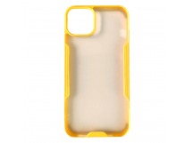 Чехол-накладка BUBBLE SILICONE для Iphone 13 Pro (Yellow)