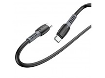 USB кабель шт.Type-C - шт.Type-C 1,0м, 100W BX62 Bonus, повышенная прочность, черный "Borofone"
