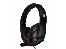 Наушники с микрофоном ОКЛИК HS-L390G DRAGON чёрный/красный 1.8м мониторные [25.07], шт