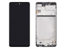 Дисплей для Samsung Galaxy M51 (M515F) модуль с рамкой Черный - OR (SP)