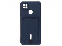 Чехол-накладка - SC304 с картхолдером для "Xiaomi Redmi 10A" (dark blue) (208515)