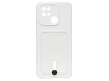 Чехол-накладка - SC304 с картхолдером для "Xiaomi Redmi 10C" (white) (208525)