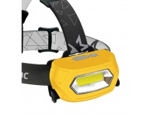 Фонарь КОСМОС светодиодный LiPoH3WCOB аккумуляторный налобный Li-Po 800mAh, 3W COB, зарядка от 220В